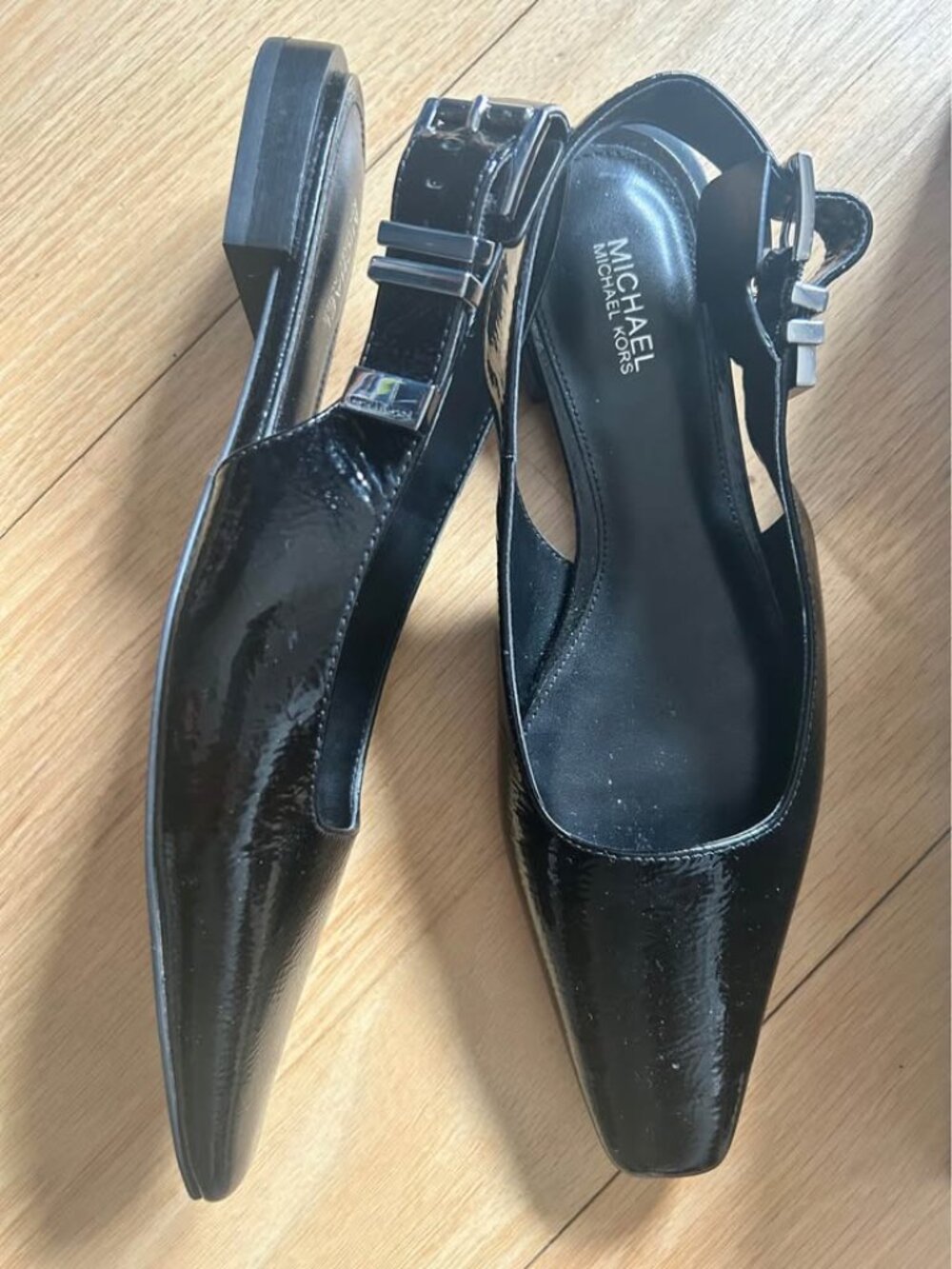 Michael Kors Darrington Slingback Flats in Black size 7